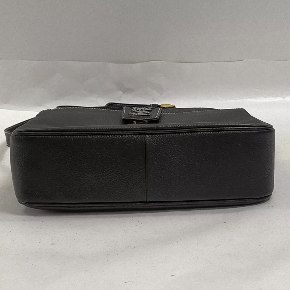 YSL LOGO LEATHER SHOULDER BAG - Picture 7 of 11